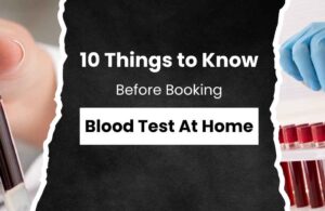 Blood test at home | Technician collecting blood sample at home in Mumbai
